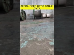 Outdoor Aerial Armored GYTA 72 Core Single Mode Optical Cable