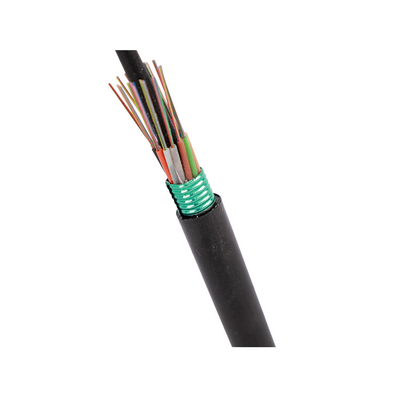 Outdoor Fiber Optic Cable Single Mode GYTS Stranded Loose Tube 24 48 96 144Core