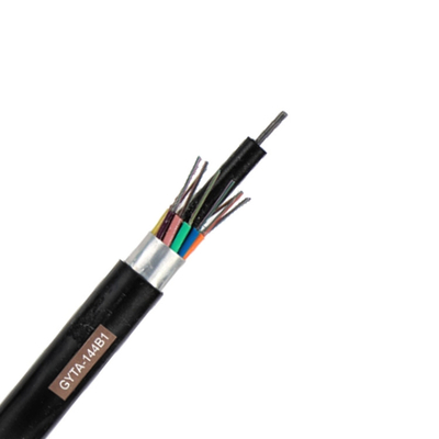 Outdoor Fiber Optic Cable G652D/ G657A1 GYTA Light Armored Cable Aerial And Duct