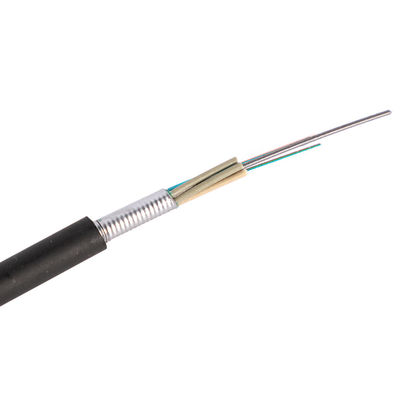 Outdoor Single Mode G657 Fiber Optics Cables GYTA 4 Core