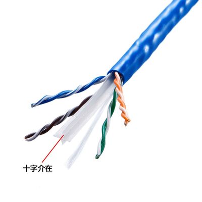 4 Pair Ethernet CAT6 Blue LAN Cable 305 Meter 23AWG UTP Solid Bare Copper