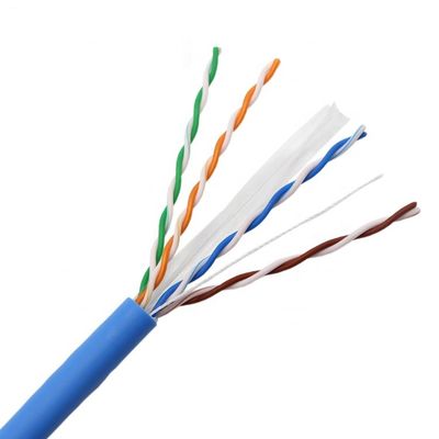 Cat6 Indoor UTP Ethernet Cable 23awg 99.9% Oxygeen Free Copper HDPE