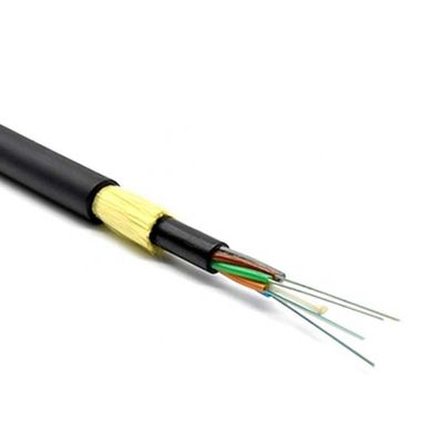 Outdoor Loose Tube ADSS Fiber Optical Cable 6 Core All Dielectric Self Supporting