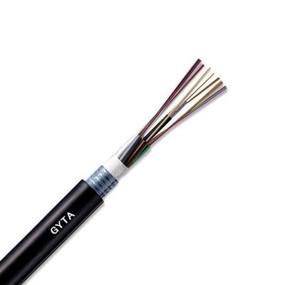 Armored Layer Stranded Outdoor Optical Cable GYTS 4 Core Central Tube Type