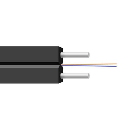 2 Core LSZH Sheath GJXH FTTH Fiber Optic Cable Single Mode