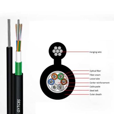 Figure 8 Fiber Optic Cable Aerial GYTC8S Self-Supporting 6 Core SM G652D PE