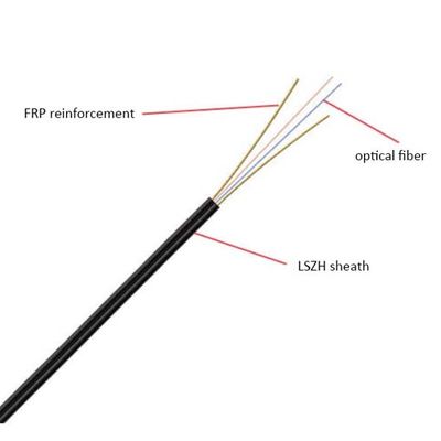 GJXFH-2B FTTH Fiber Optic Cable Butterfly Non Metallic Aerial Drop Cable