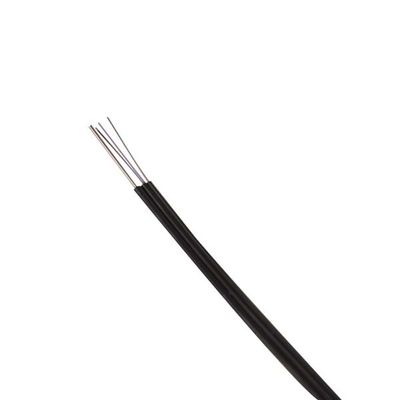 2 Core KFRP GJYXCH  Black FTTH Fiber Optic Cable For Promotion