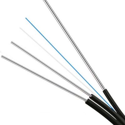 2 Core KFRP GJYXCH  Black FTTH Fiber Optic Cable For Promotion