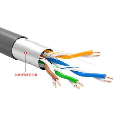 4Pair Cat5e Ethernet Cable Unshielded UTP 0.50mm 24AWG With PVC Jacket