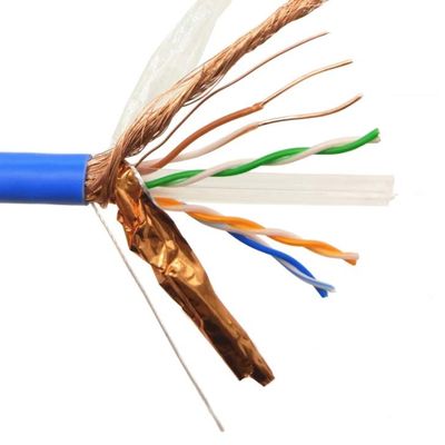 Indoor Waterproof S/FTP Lan Cable CCA Cat6 Communication Network Gigabit