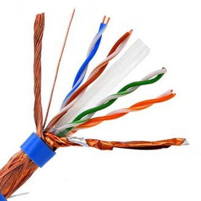 Indoor Waterproof S/FTP Lan Cable CCA Cat6 Communication Network Gigabit