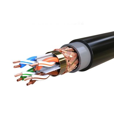 SFTP Cat6 Lan Cable CCA 23awg Standard Ethernet Black 305 meters Each Box