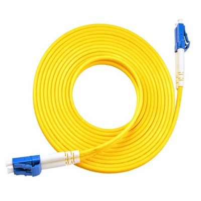 Yellow Fiber Optic Pigtail APC UPC With A Simplex Or Duplex Cable 30M