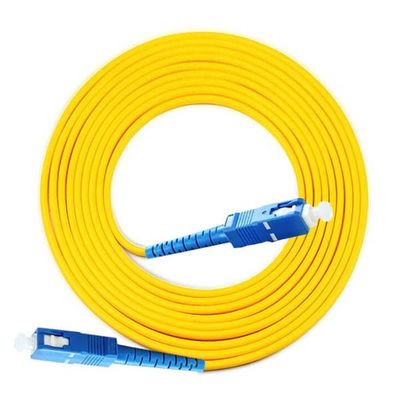 Yellow SC Sc Pigtail Multimode Single Core 5M Extension Cable