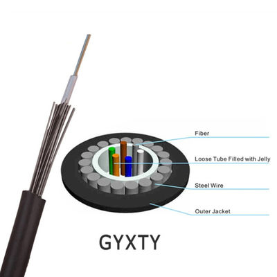 FTTx Fiber Optics Cables 8 Core Single Mode Fiber Optic Cable