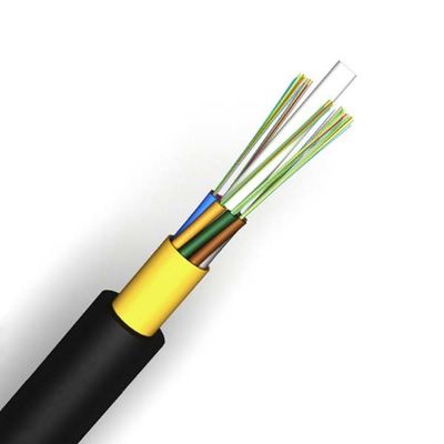 Non Metallic 4 Core Outdoor Fiber Optic Cable Single Mode Loose Tube