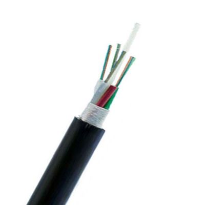 Twisted Transmission Outdoor Fiber Optic Cable GYFTY Non Metal Armored