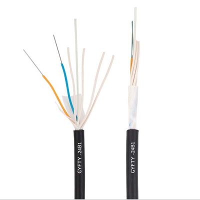 Loose Tube Fiber Optical Cable non-metallic polyethylene sheathed GYFTY