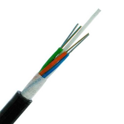Flame Retardant Fiber Optic Cable Single Mode Loose Tube 12 Core PE Sheath