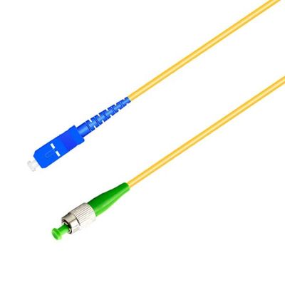 SC-FC CATV Single Mode Pigtail 5M Extension Cable PVC Material