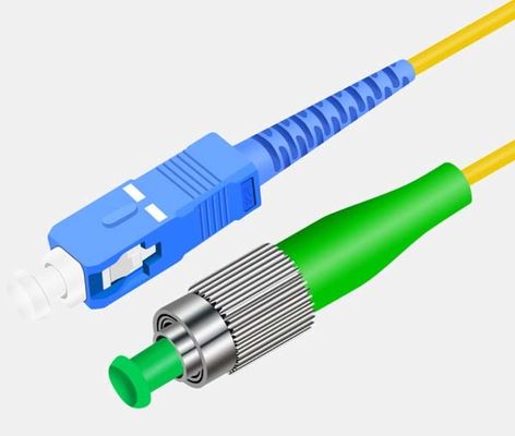 SC FC Carrier Grade Single Core Fiber Optic Pigtail 20M Extension Cable