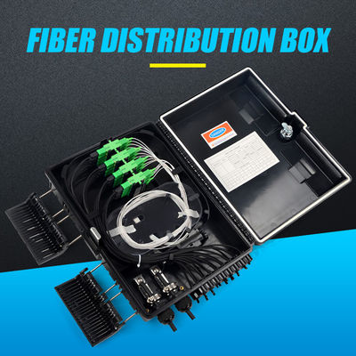 FTTH Indoor / Outdoor Termination Fiber Optic Distribution Box Plastic 1.45kg