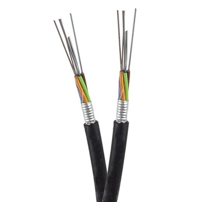 Outdoor 12 Core Fiber Optic Cable Layer Stranded Armored Optical Cable