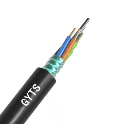 Single Mode Outdoor Fiber Optic Cable 12 Core PBT Loose Tube Anti Ultraviolet