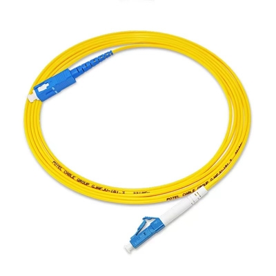 Simplex Duplex LC SC Fiber Optic Pigtail G657A LSZH Yellow
