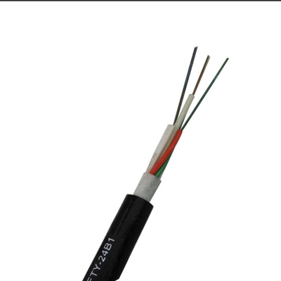 Flame Retardant Loose Tube Fiber Optic Cables SM 12Core PE Sheath ROSH