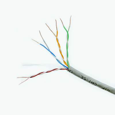 Cat5e Lan Cable 4 Pair 24awg Unshielded Copper Wire Ethernet